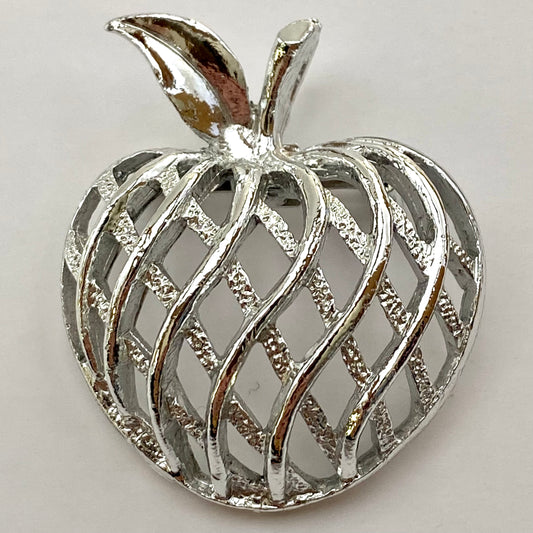 1960s Gerry's Apple Brooch