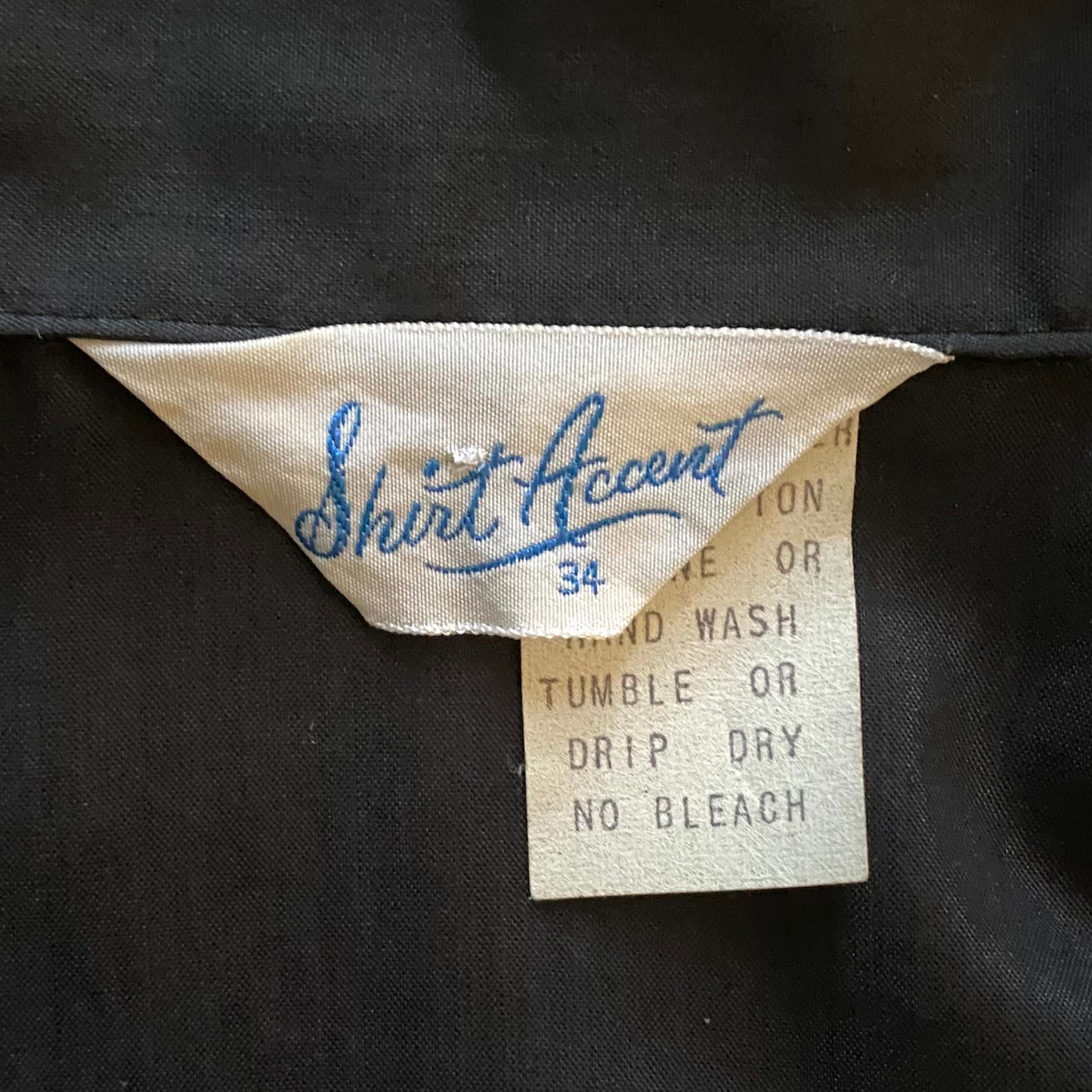 1960s Shirt Accent Black Blouse – Retro Kandy Vintage
