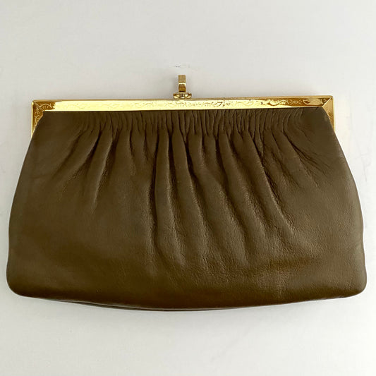 Late 50s/ Early 60s Etra Leather Clutch