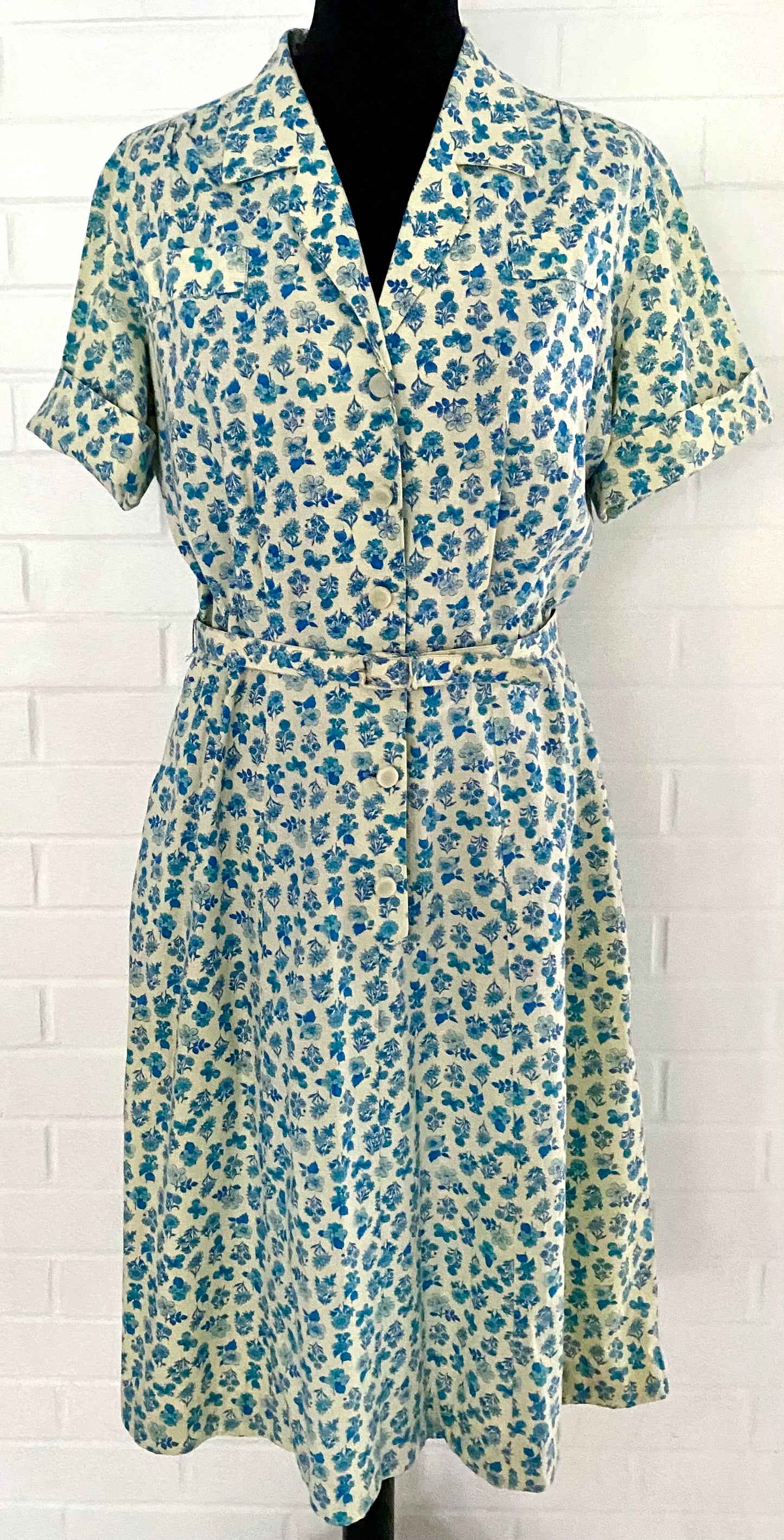1950s Activi-Tee Belted Shirt Dress