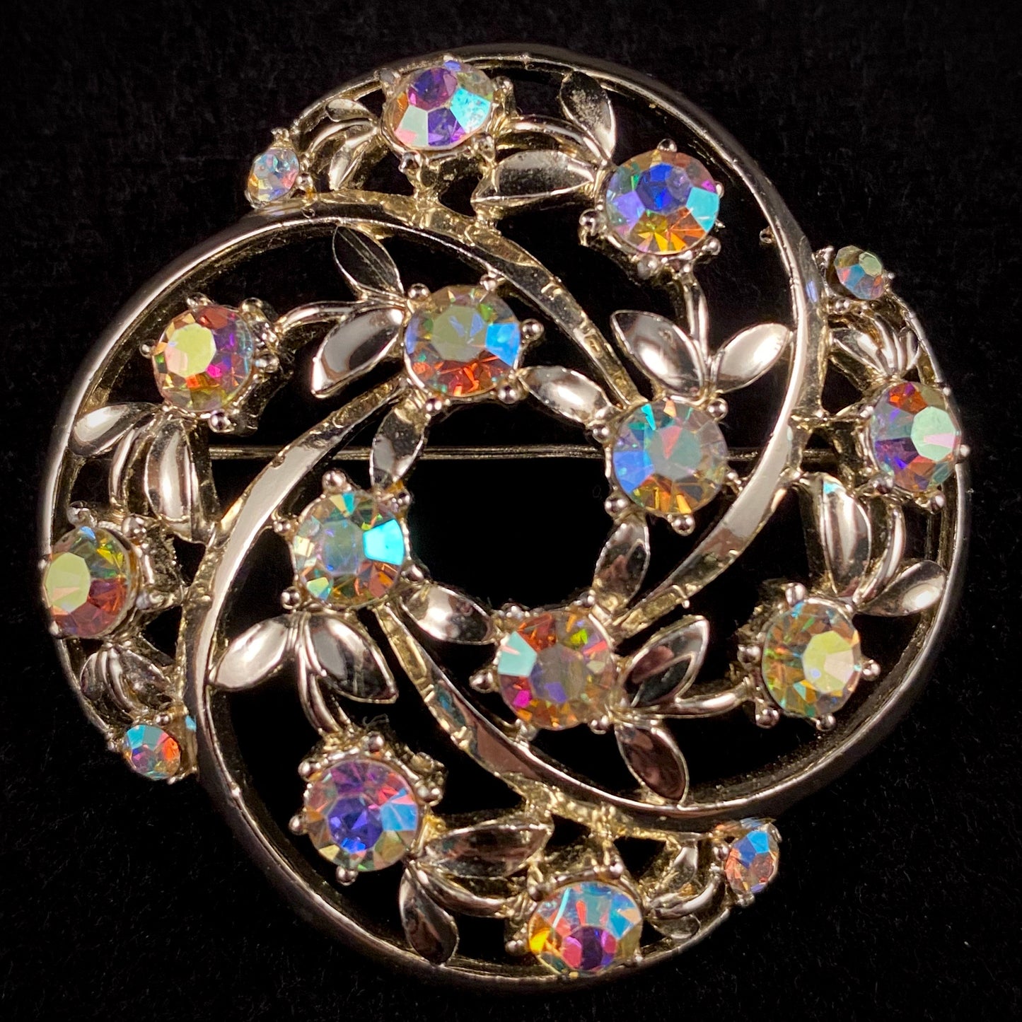 Late 50s/ Early 60s Star Rhinestone Brooch - Retro Kandy Vintage