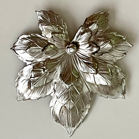 1958 Sarah Coventry Silvery Maple Brooch