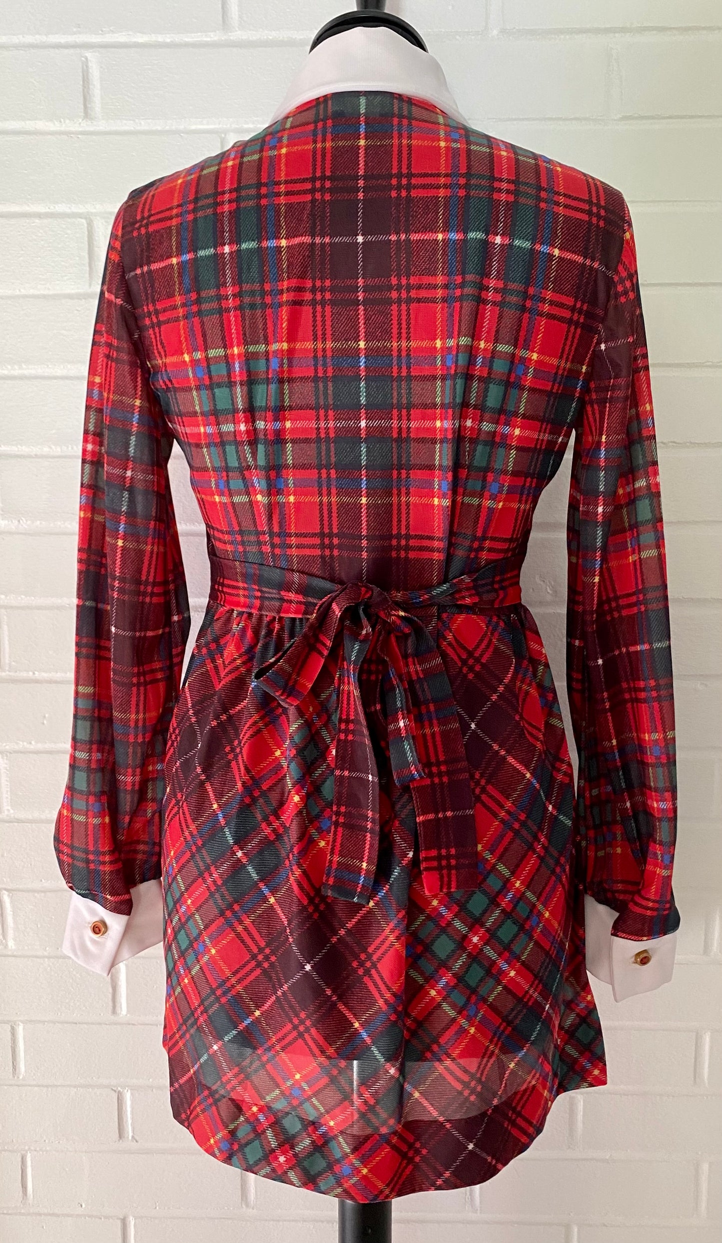 1960s Peggy Barker Plaid Dress