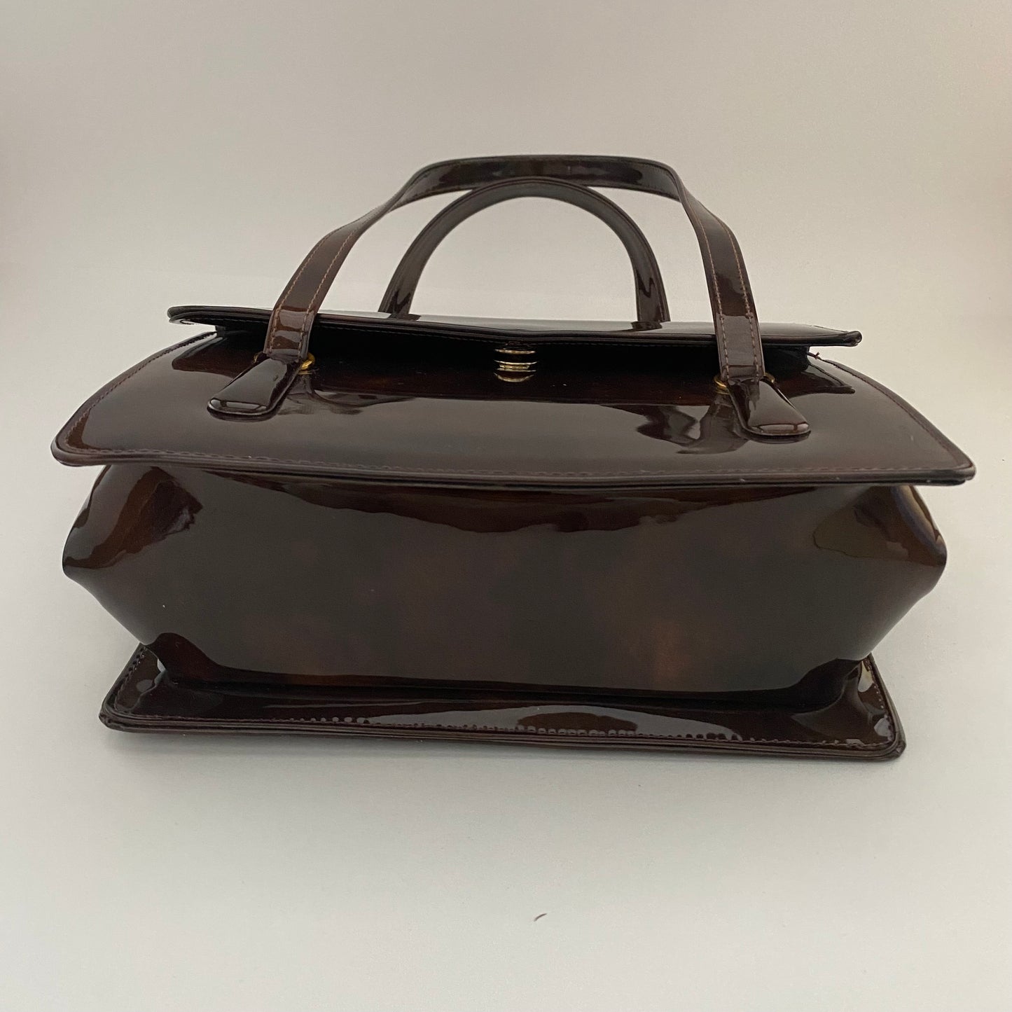 1950s Empress Patent Leather Handbag