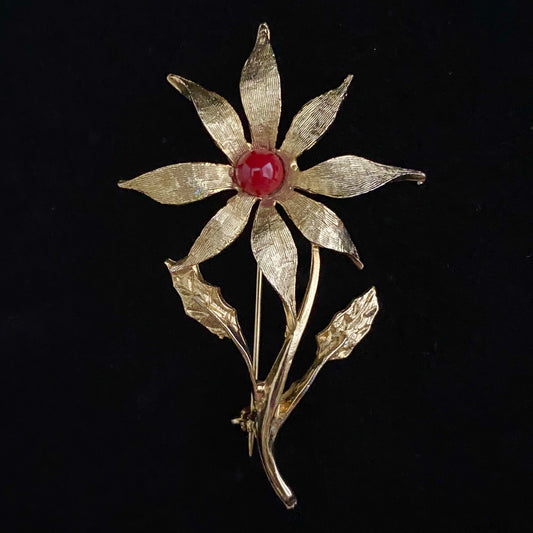 1960s Dodds Flower Brooch