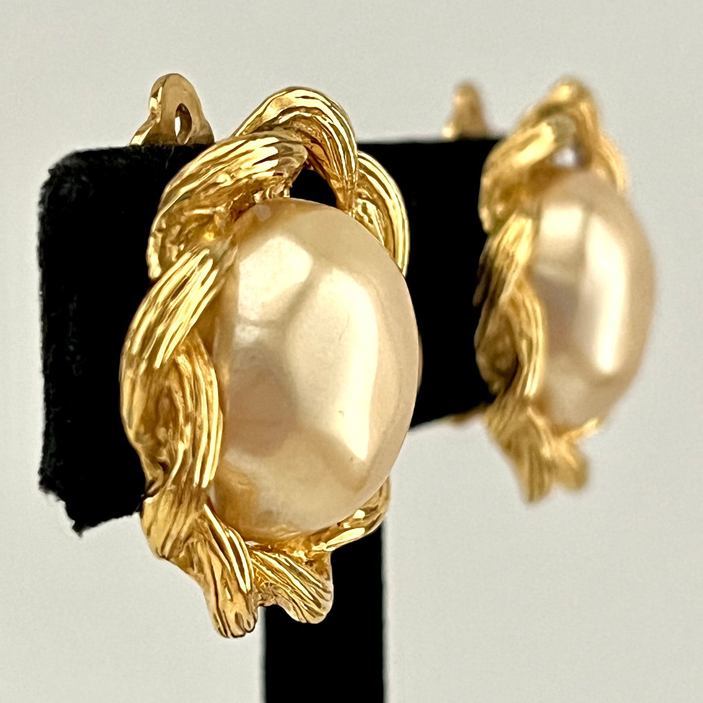 1980s Carolee Clip Earrings