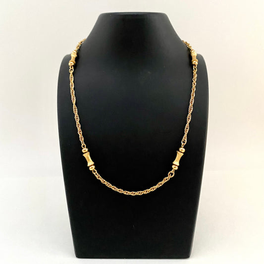 Late 40s/ Early 50s Monet Gold-Tone Chocker