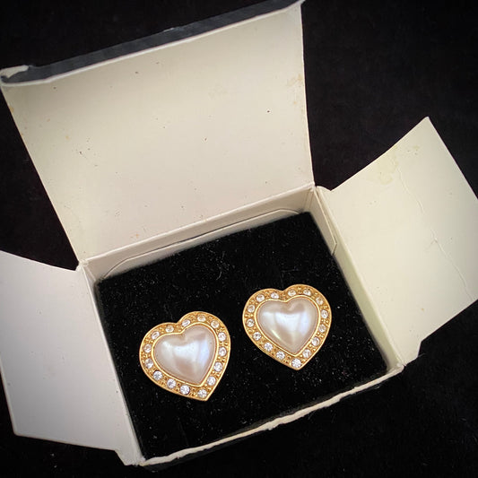 1995 Avon Heart of My Heart Earrings - Retro Kandy Vintage