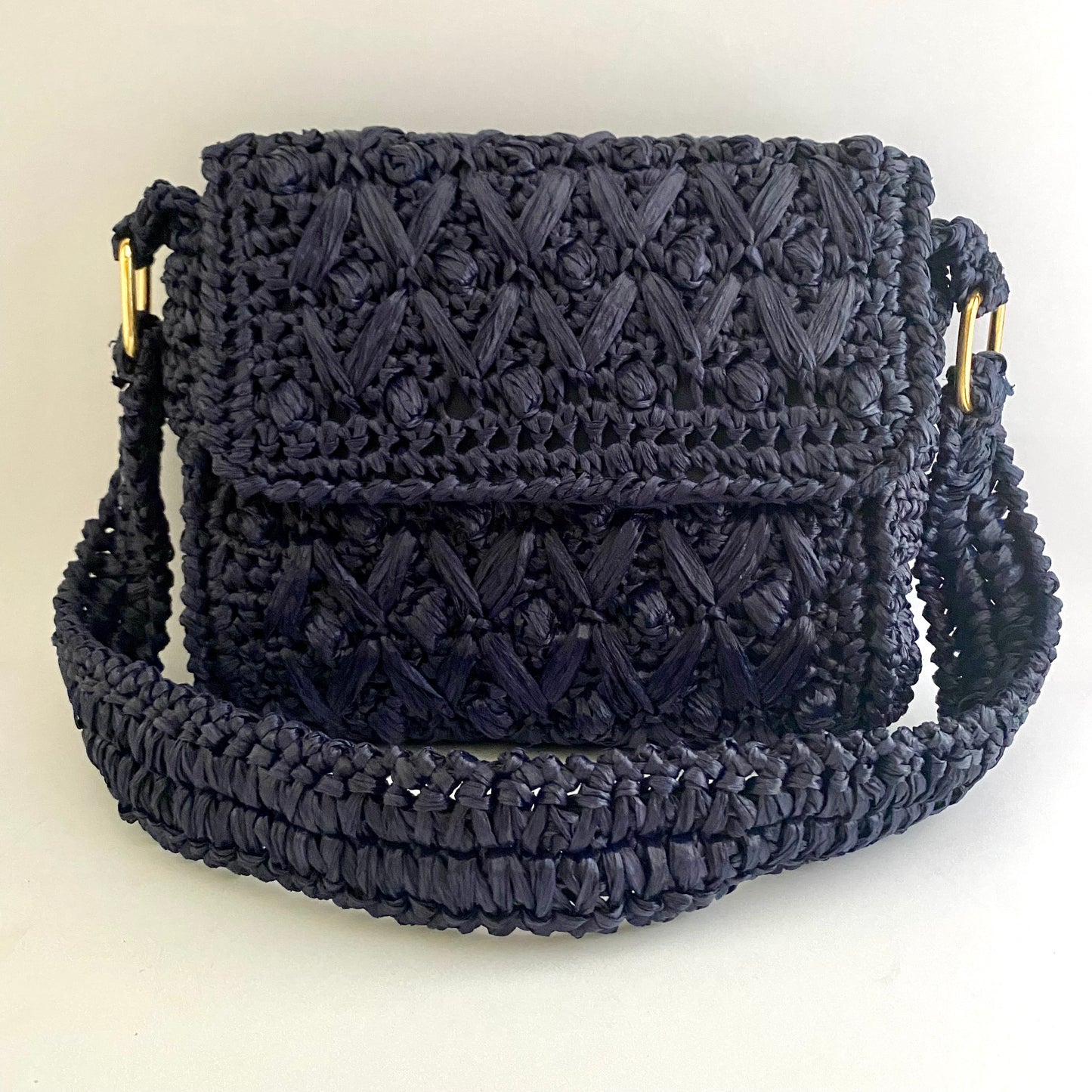 1960s The Broadway Raffia Purse-Made In Italy