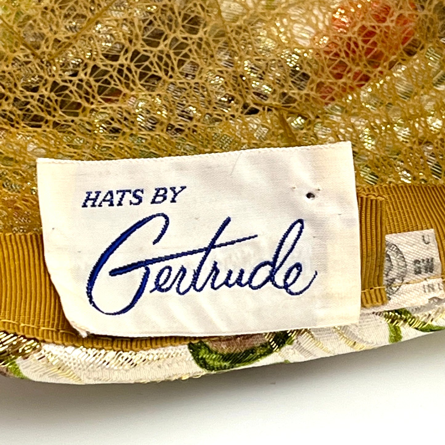 1960s Hats By Gertrude Turban Style Bubble Hat