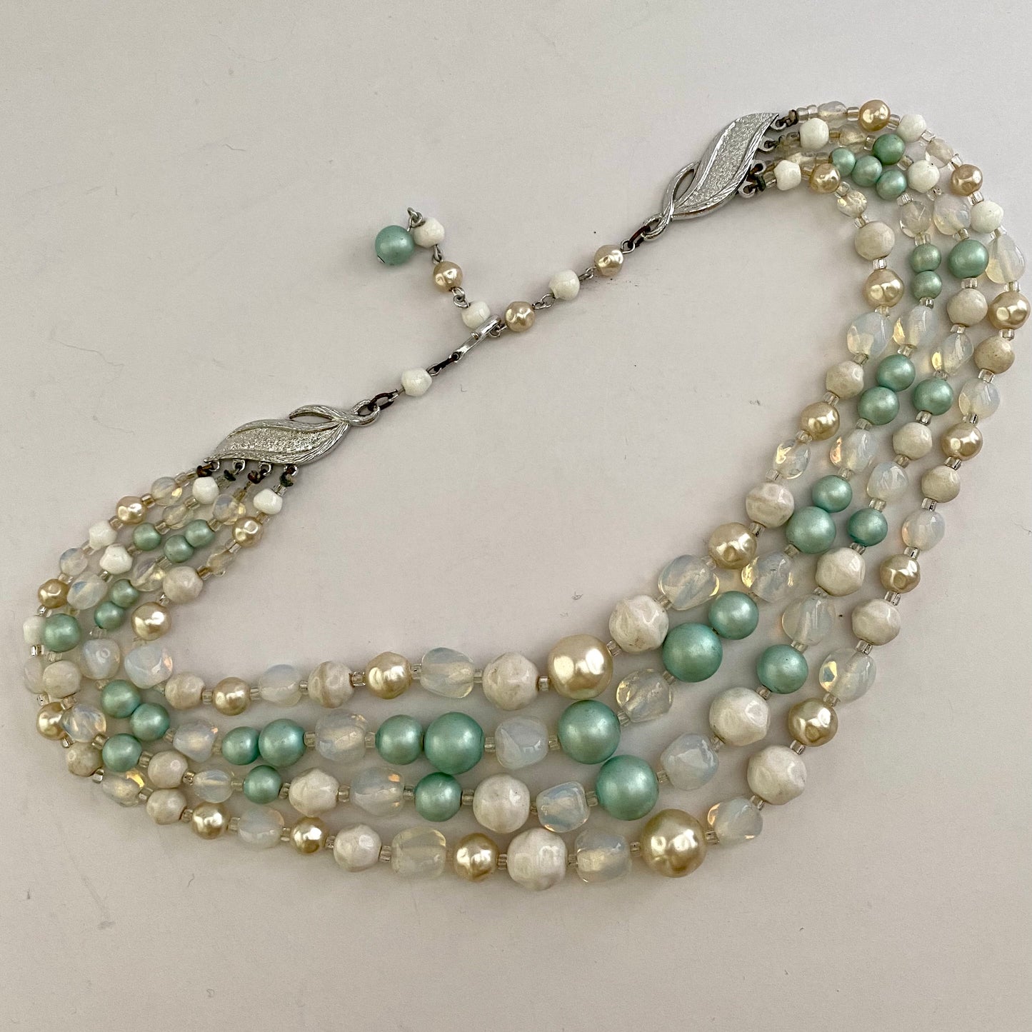 1960s Japan 4-Strand Bead Necklace