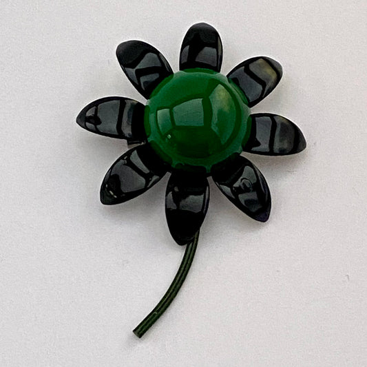 Late 60s/ Early 70s Enamel Flower Brooch