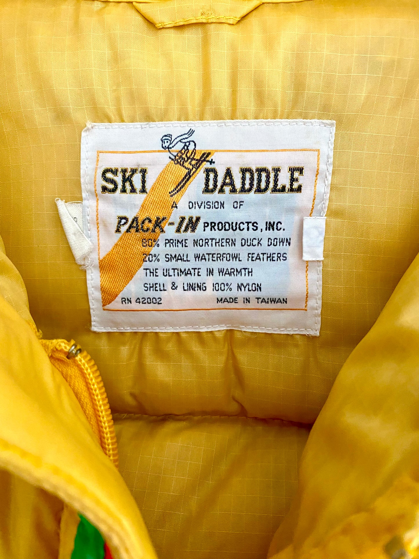 Late 60s/ Early 70s Ski Daddle Puffer Vest