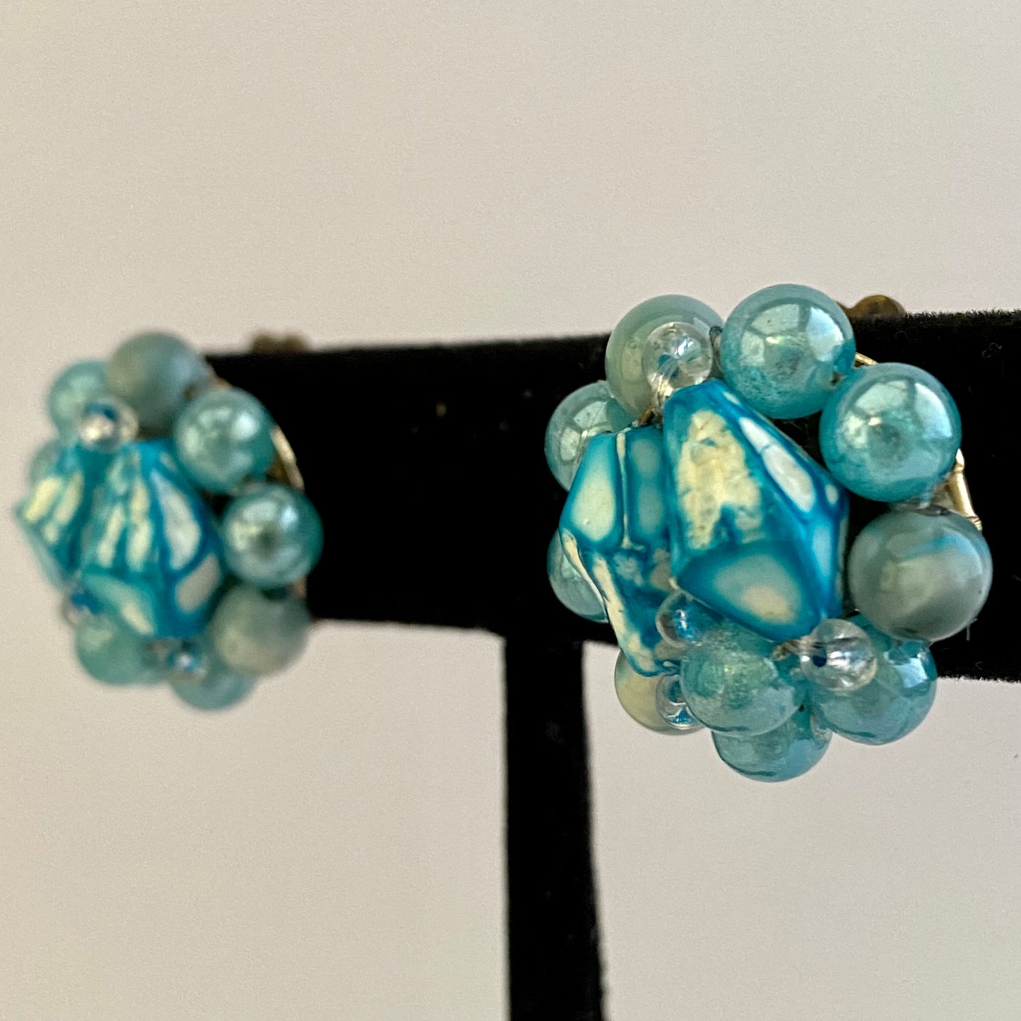 1960s Japan Bead Earrings