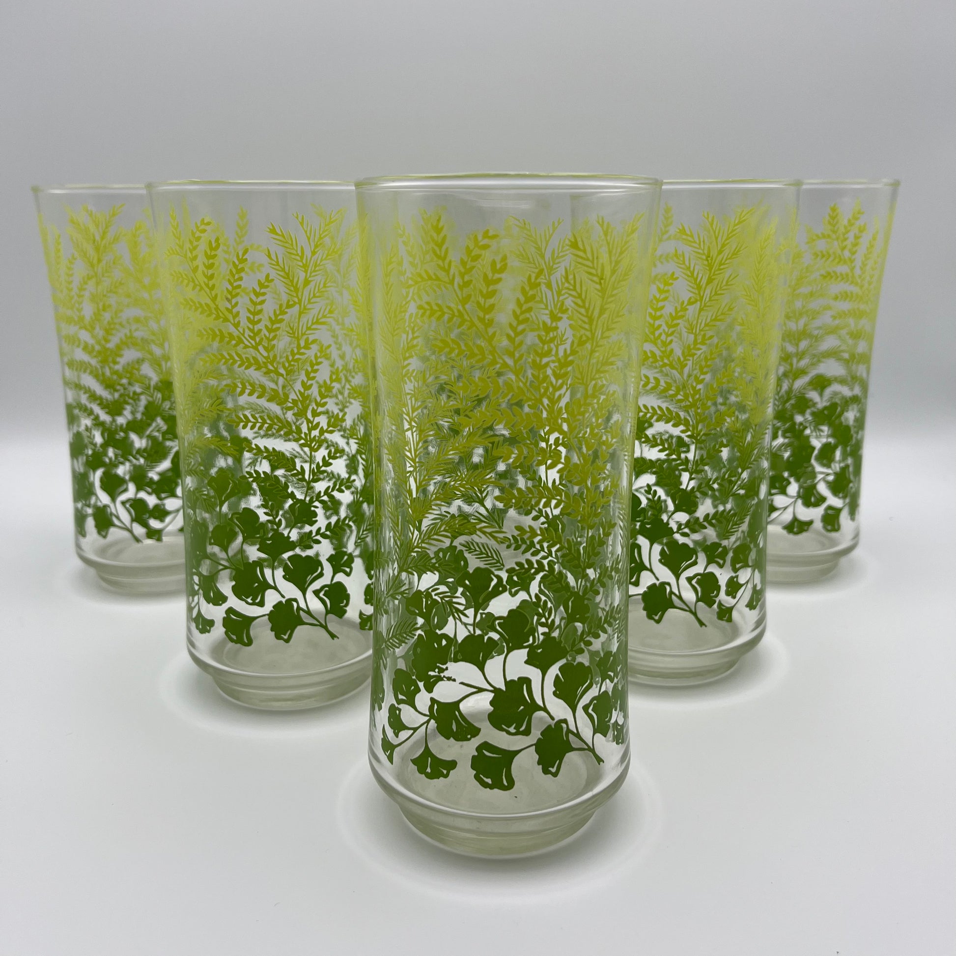 Libbey Glass Can Taro | Kalo Leaf cup