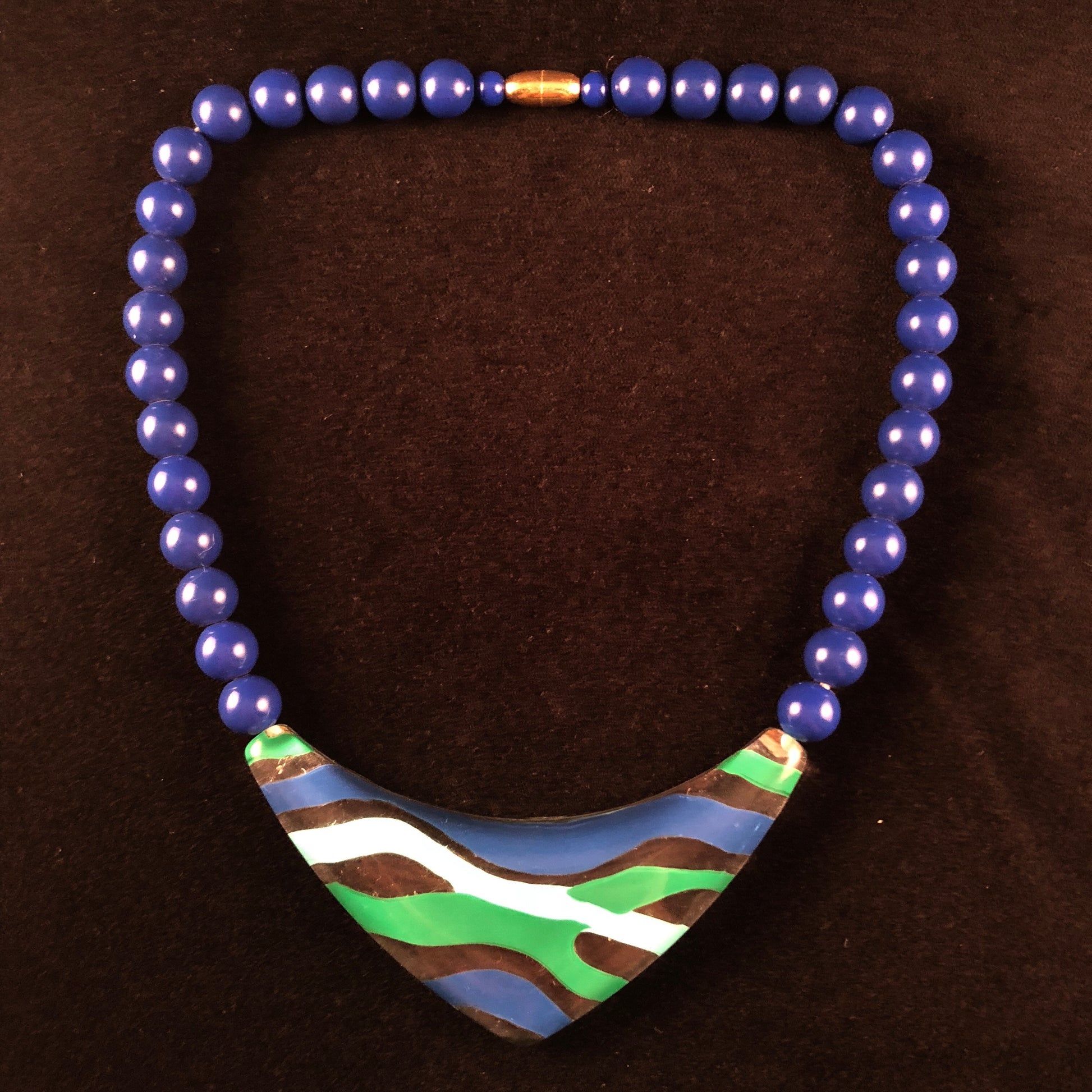 1987 Avon Fashion Waves Necklace - Retro Kandy Vintage