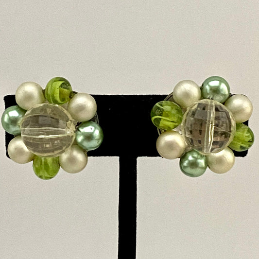 1960s Japan Bead Earrings