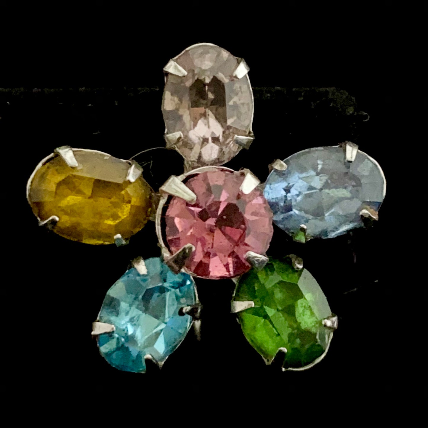 Late 50s/ Early 60s Coro Rhinestone Earrings