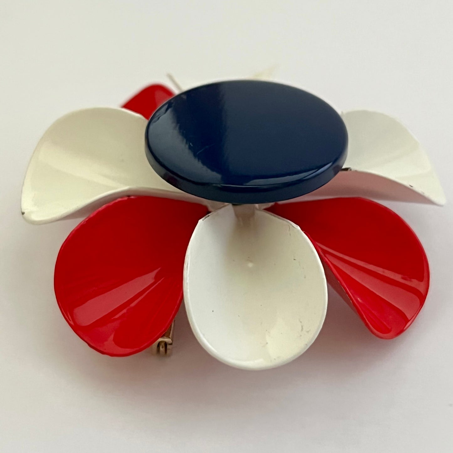 Late 60s/ Early 70s Enamel Flower Brooch