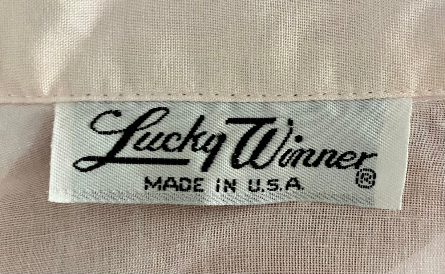 Late 70s/ Early 80s Lucky Winner Blouse