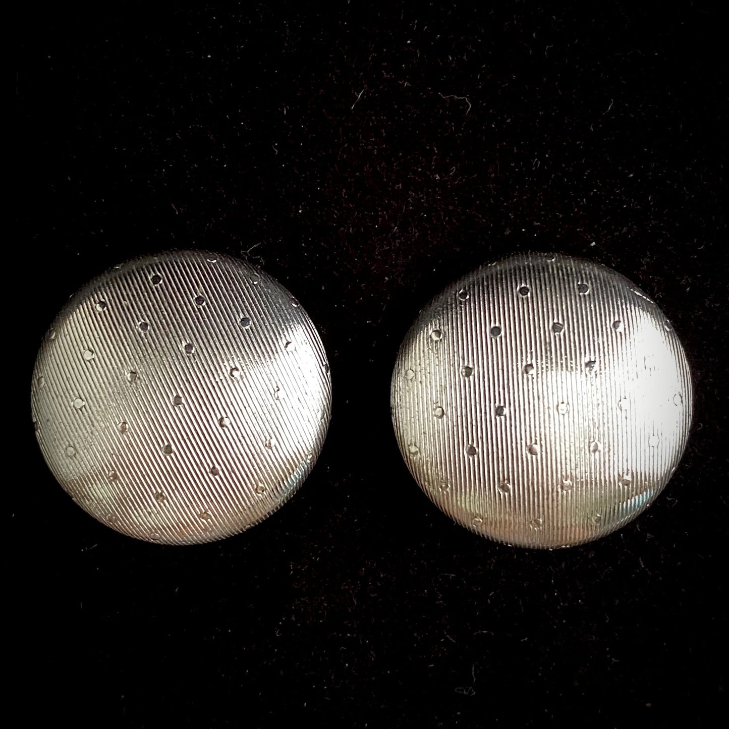1960s Coro Large Button Earrings - Retro Kandy Vintage