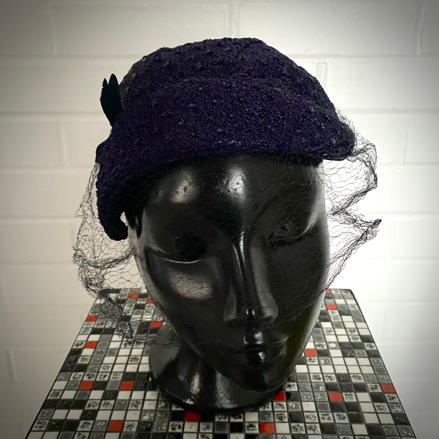 1960s Calot Hat with Original Veil