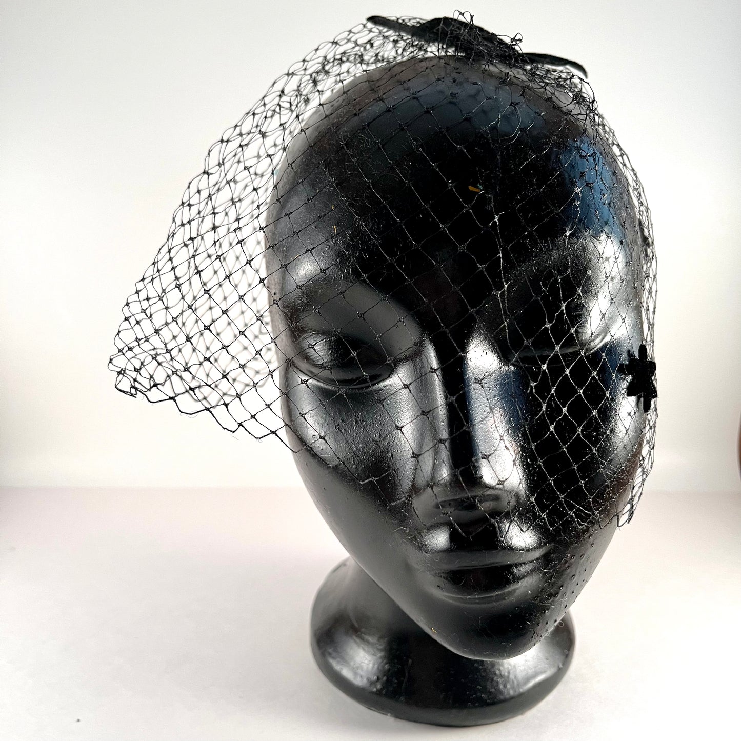 1950s Full Birdcage Veil