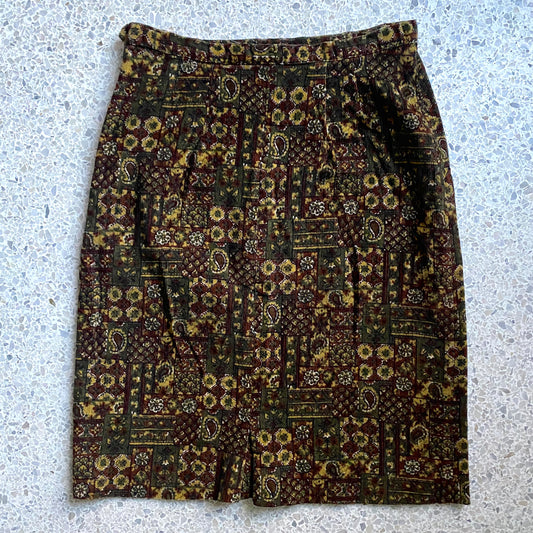1960s Dutchmaid Cotton Corduroy Skirt