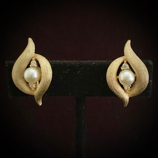 Late 50s/ Early 60s Crown Trifari Earrings