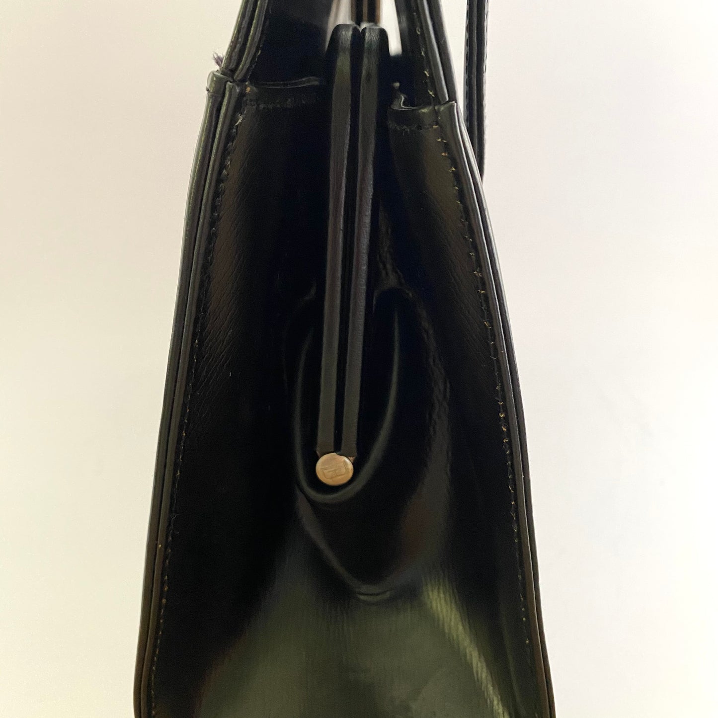 1960s Dofan of France Leather Handbag