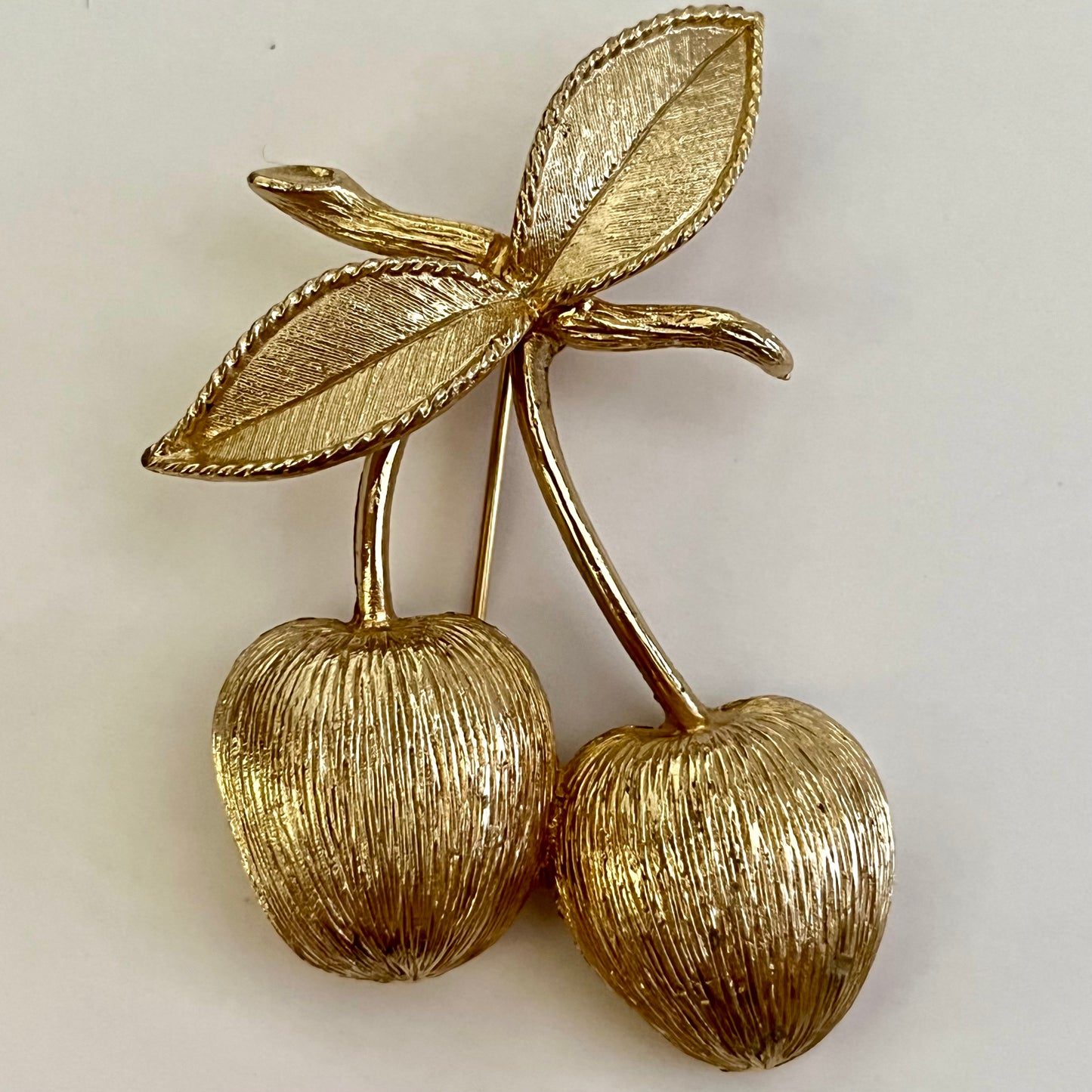 1966 Golden Cherries Sarah Coventry Brooch