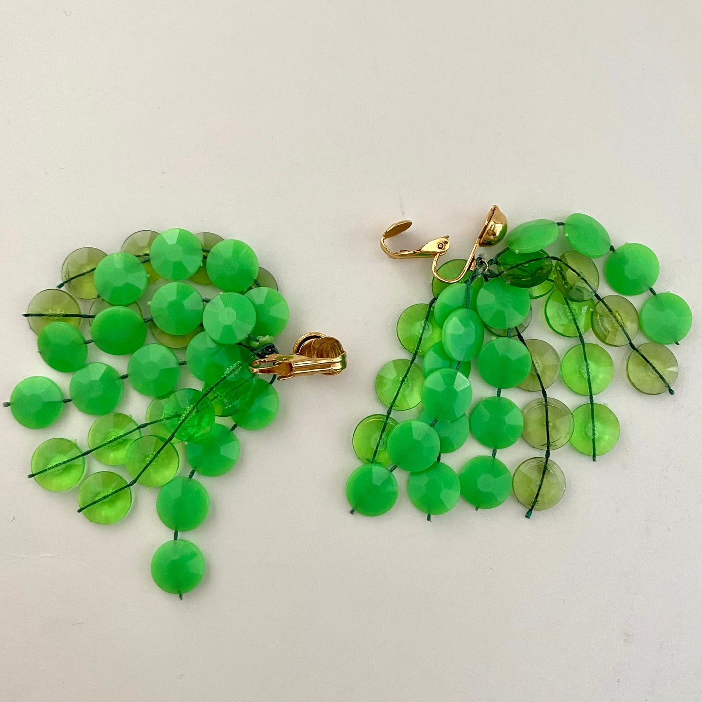 Late 60s/ Early 70s Bead Necklace & Earring Set