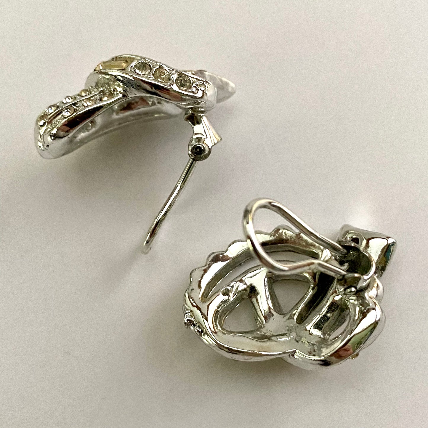 Late 50s/ Early 60s Rhinestone Earrings