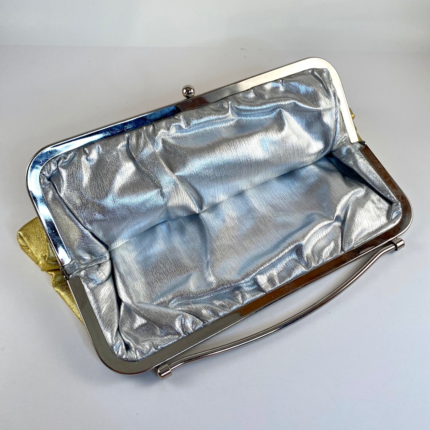 Late 60s/ Early 70s Reversible Gold & Silver Lame Clutch