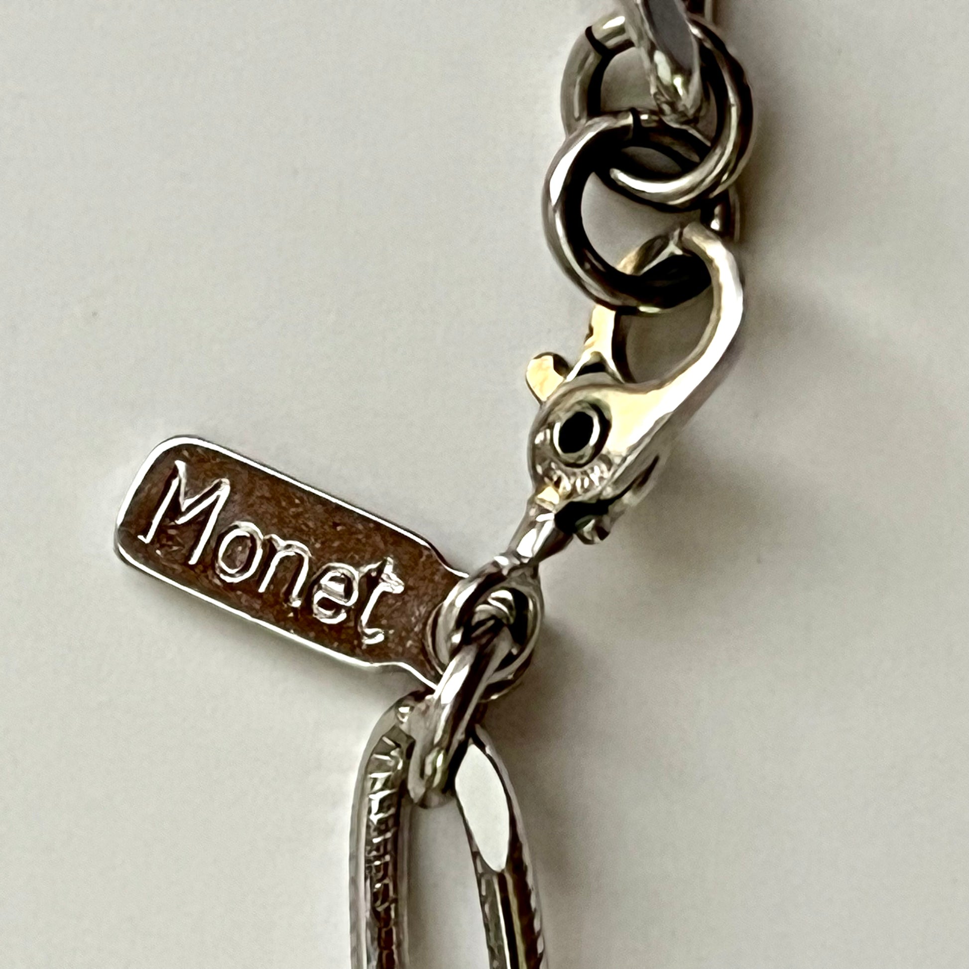 Vintage monet chain necklace deals