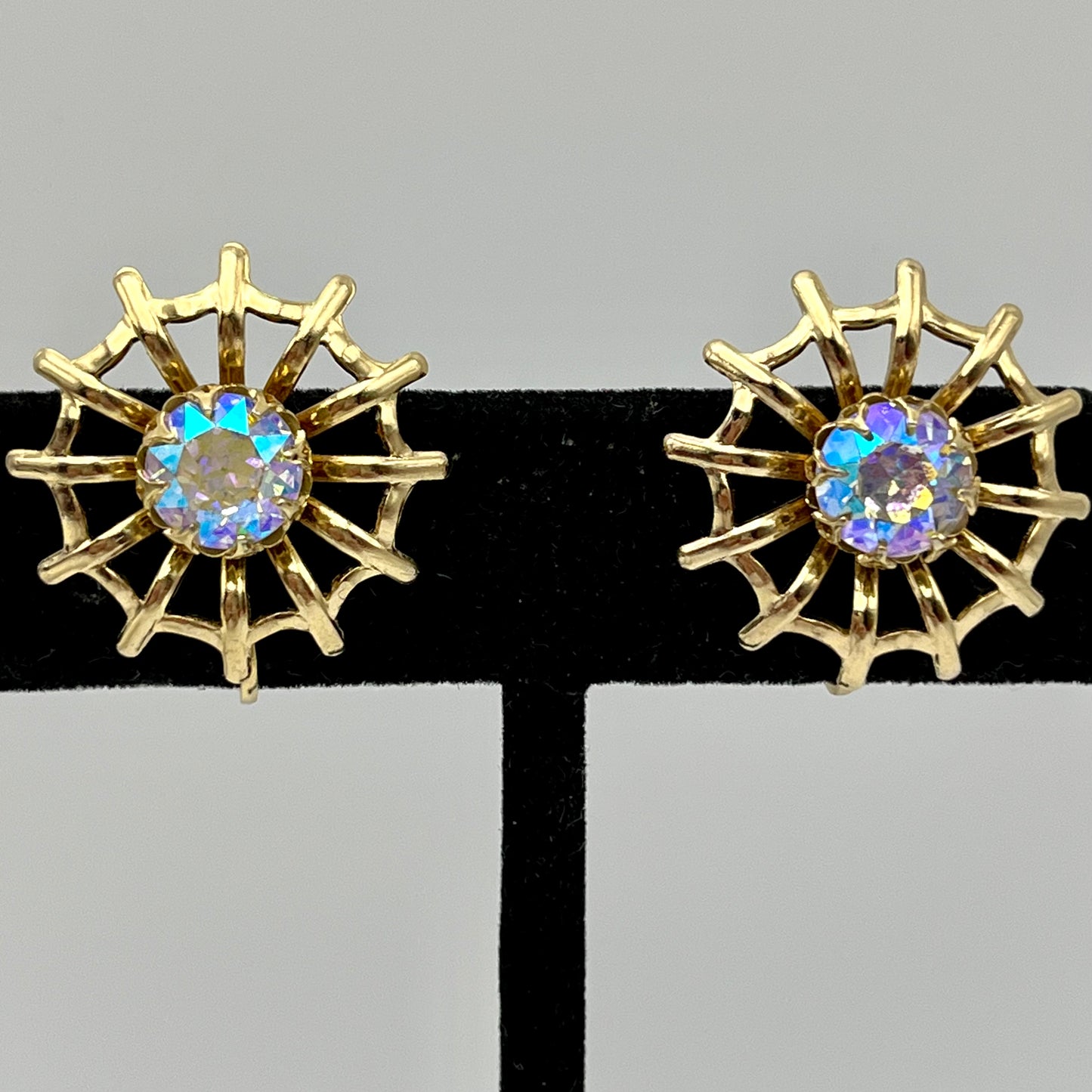 1956 Sarah Coventry Northern Lights Brooch & Earrings Demi-Parure (Original Design)