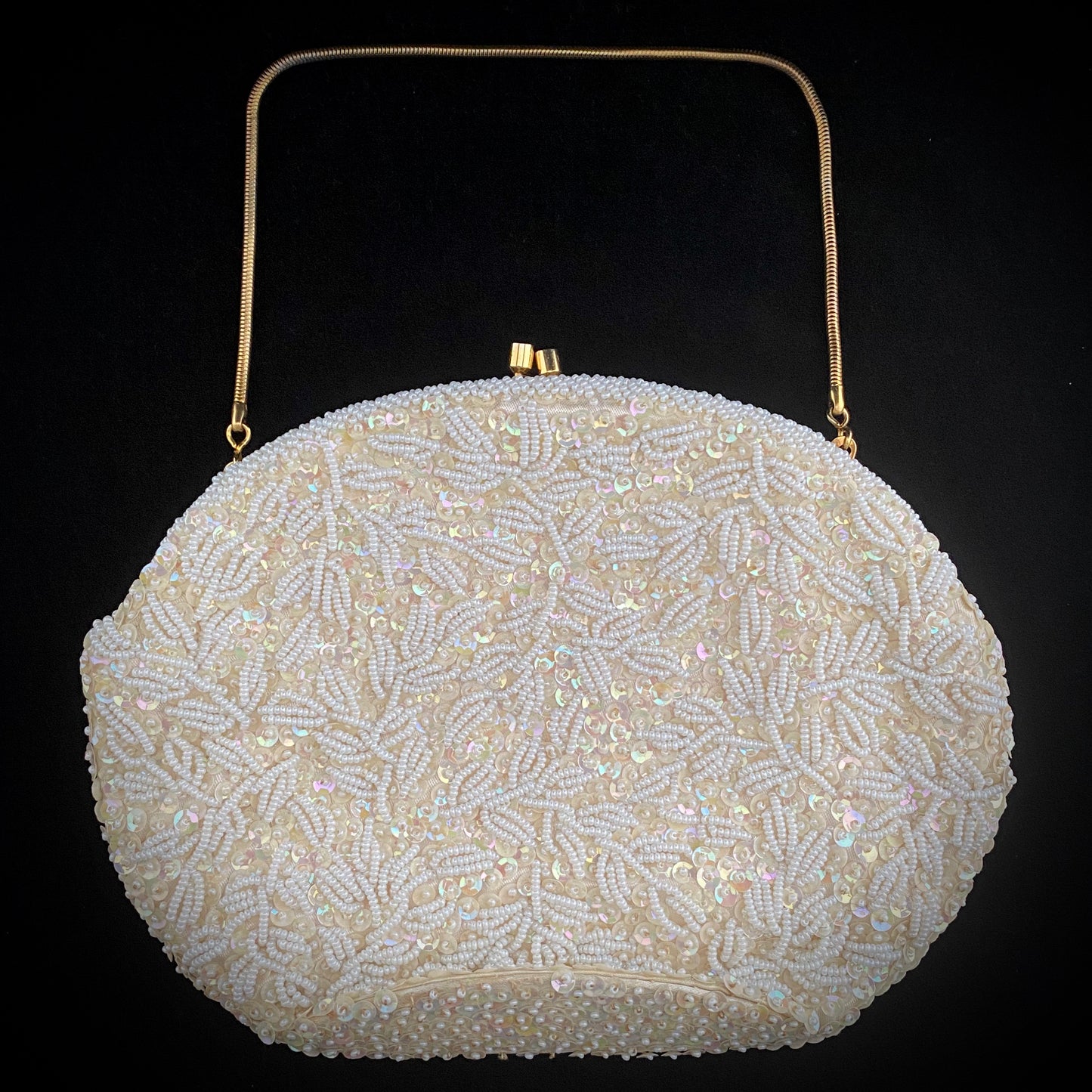 Late 40s/ Early 50s Hand Made in Hong Kong Beaded Bag - Retro Kandy Vintage