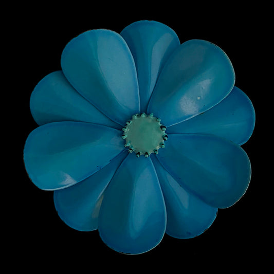 Late 60s/ Early 70s Enamel Flower Brooch