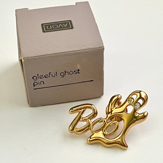 1990 Avon Gleeful Ghost Tack Pin