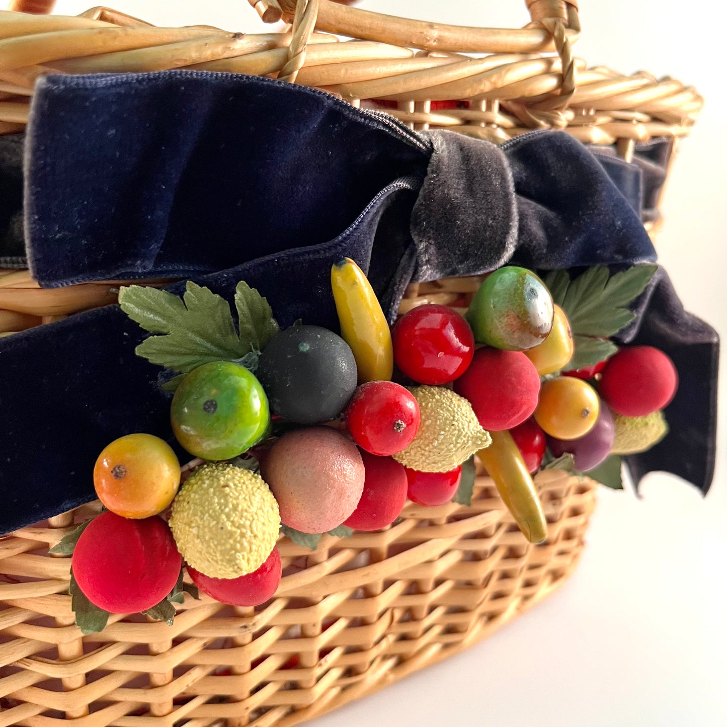 1940s Fruit Basket Purse