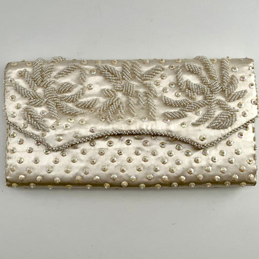 1960s Handmade in Hong Kong Beaded Clutch