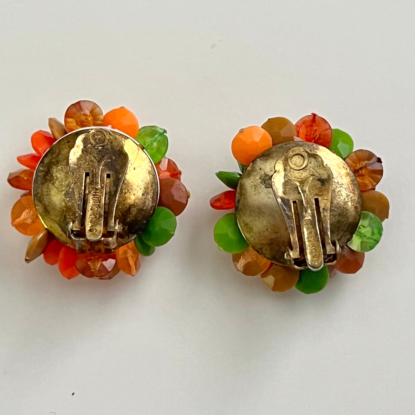 1960s Hong Kong Bead Earrings