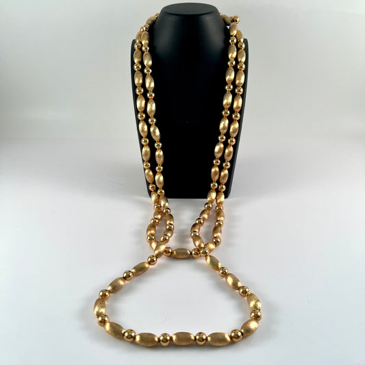 50s/60s Metal Bead Necklace