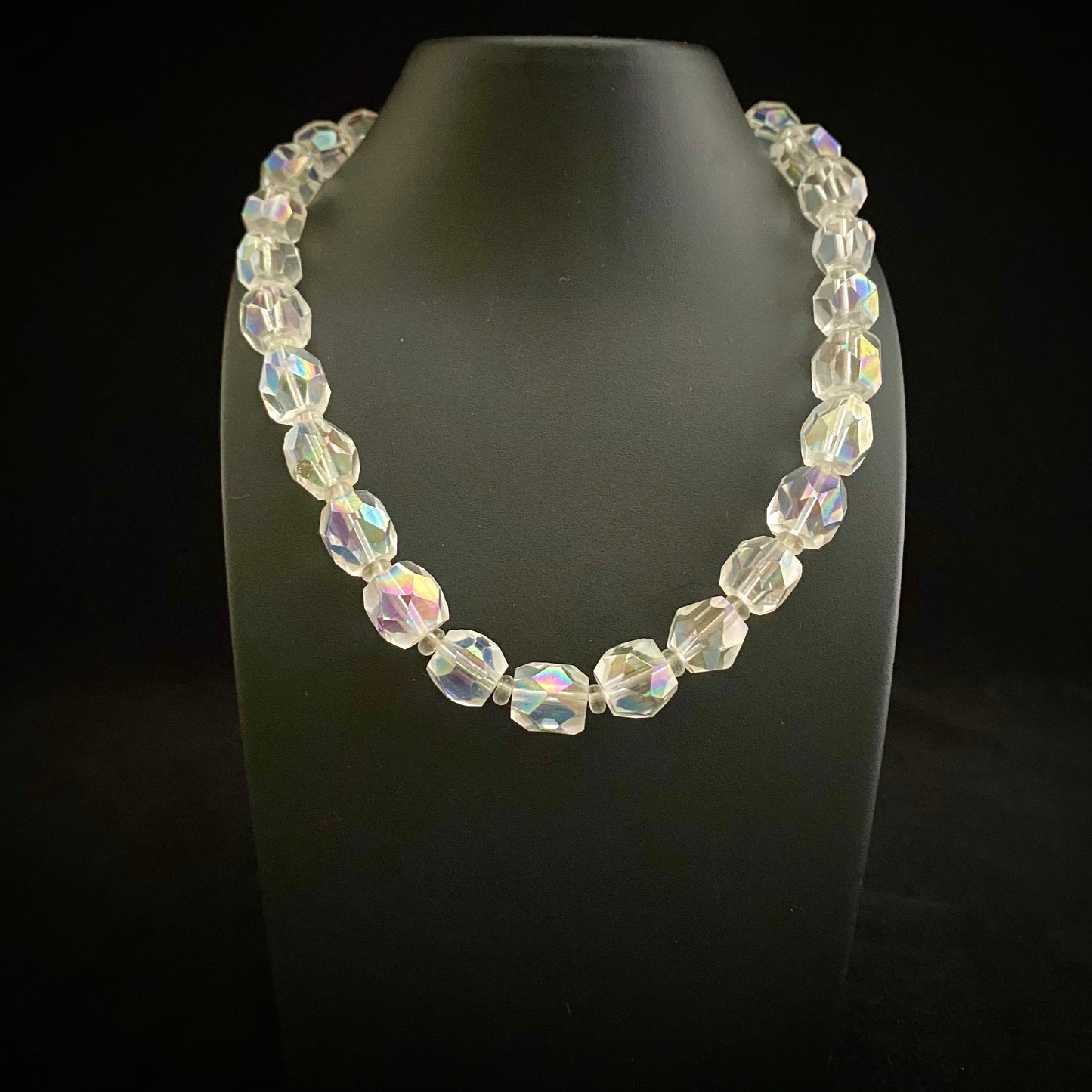 1950s Glass Crystal Necklace