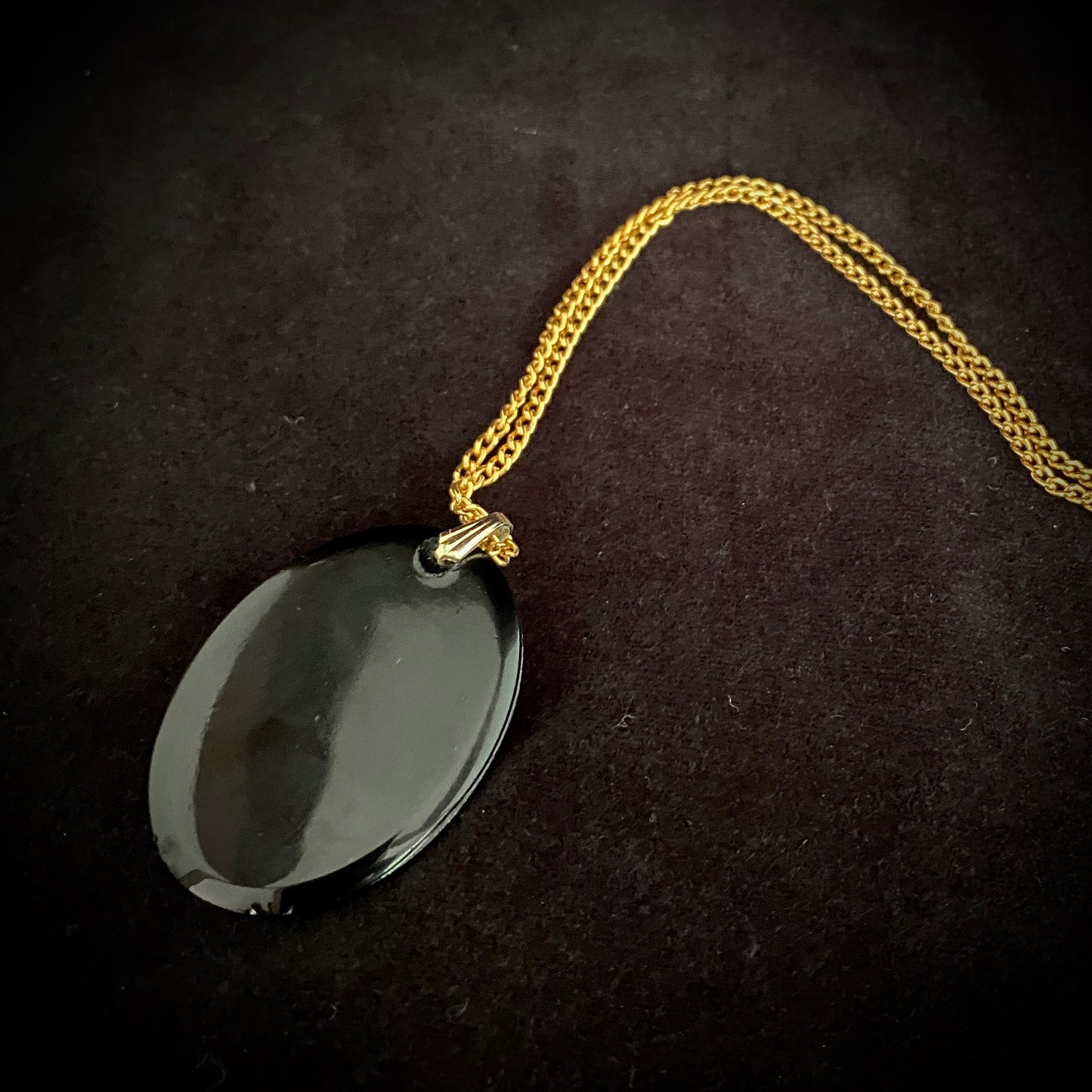 70s/80s Palm Tree Pendant Necklace