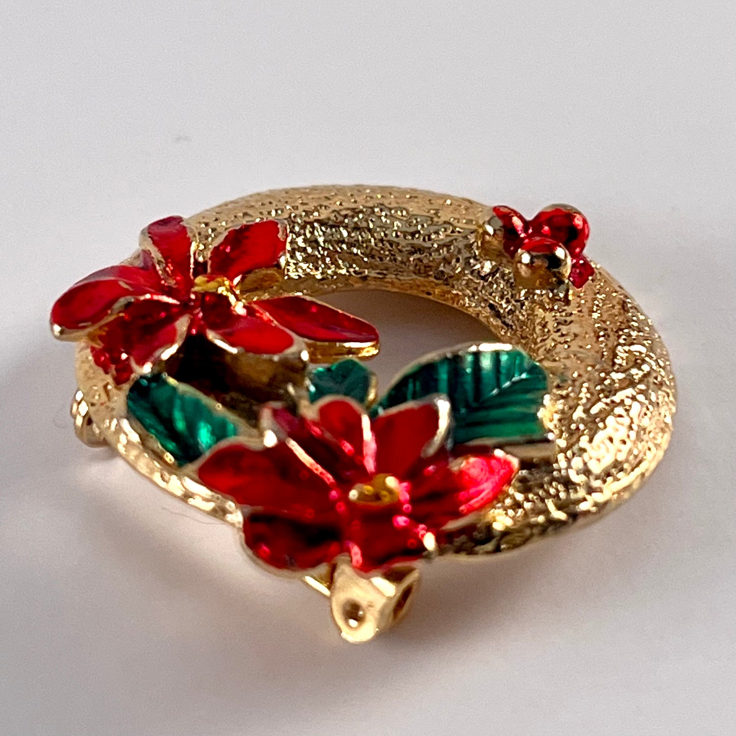 1960s Holiday Wreath Brooch