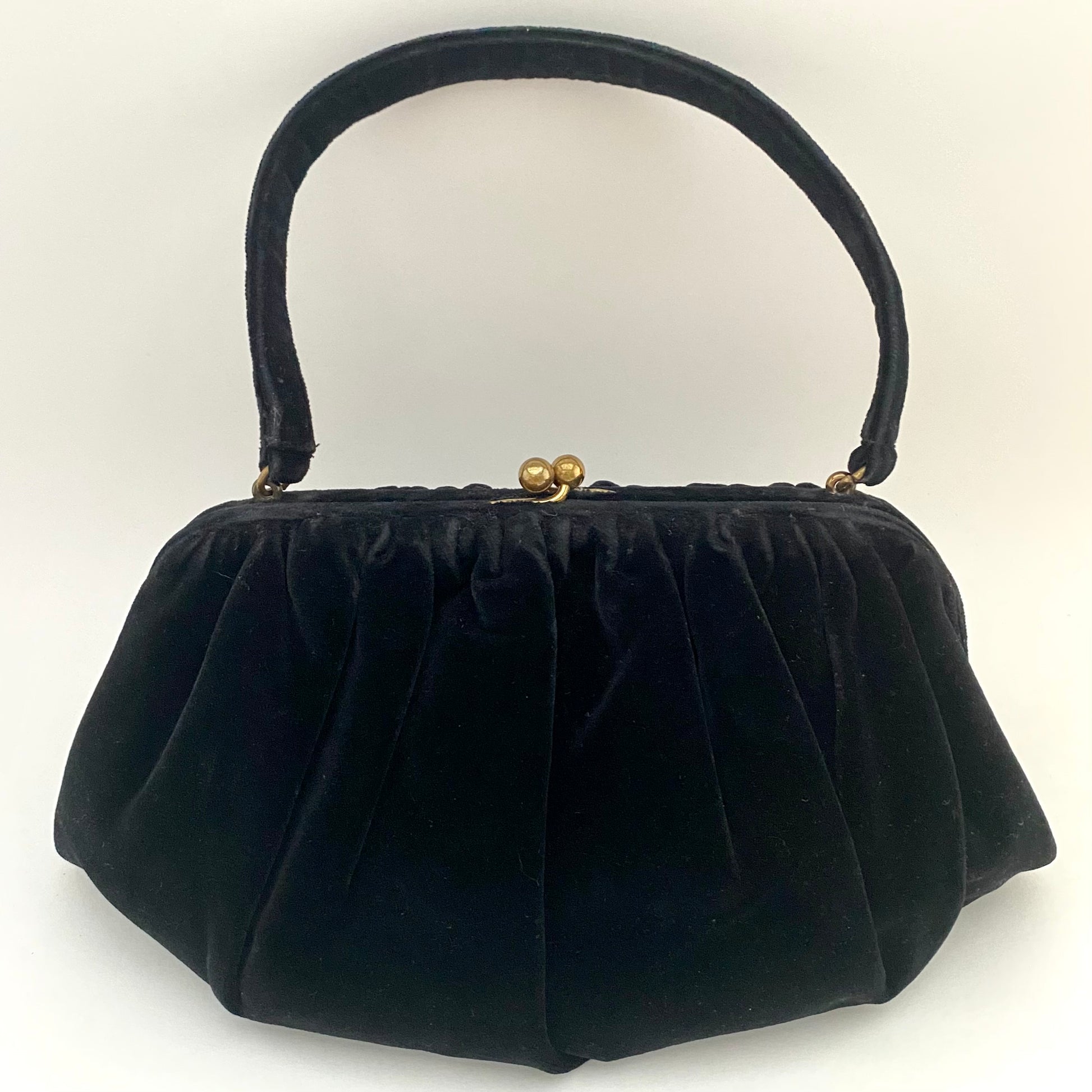 velvet handbag