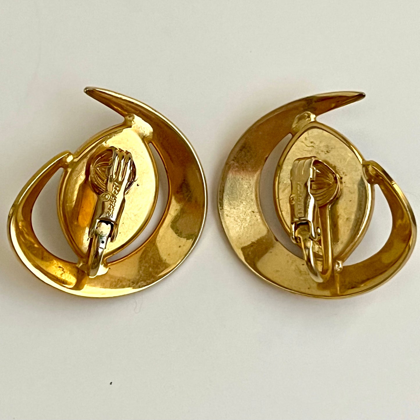 1962 Sarah Coventry Black Saturn Earrings