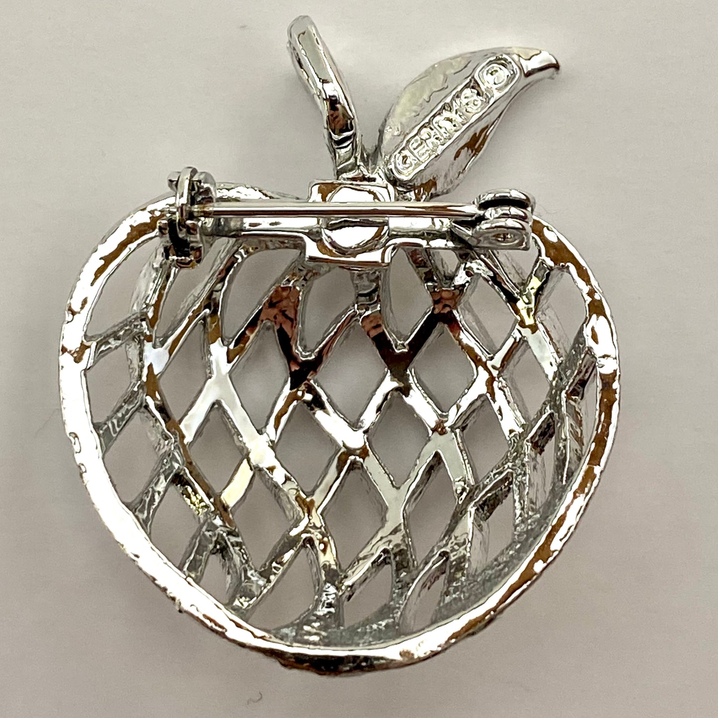 1960s Gerry's Apple Brooch
