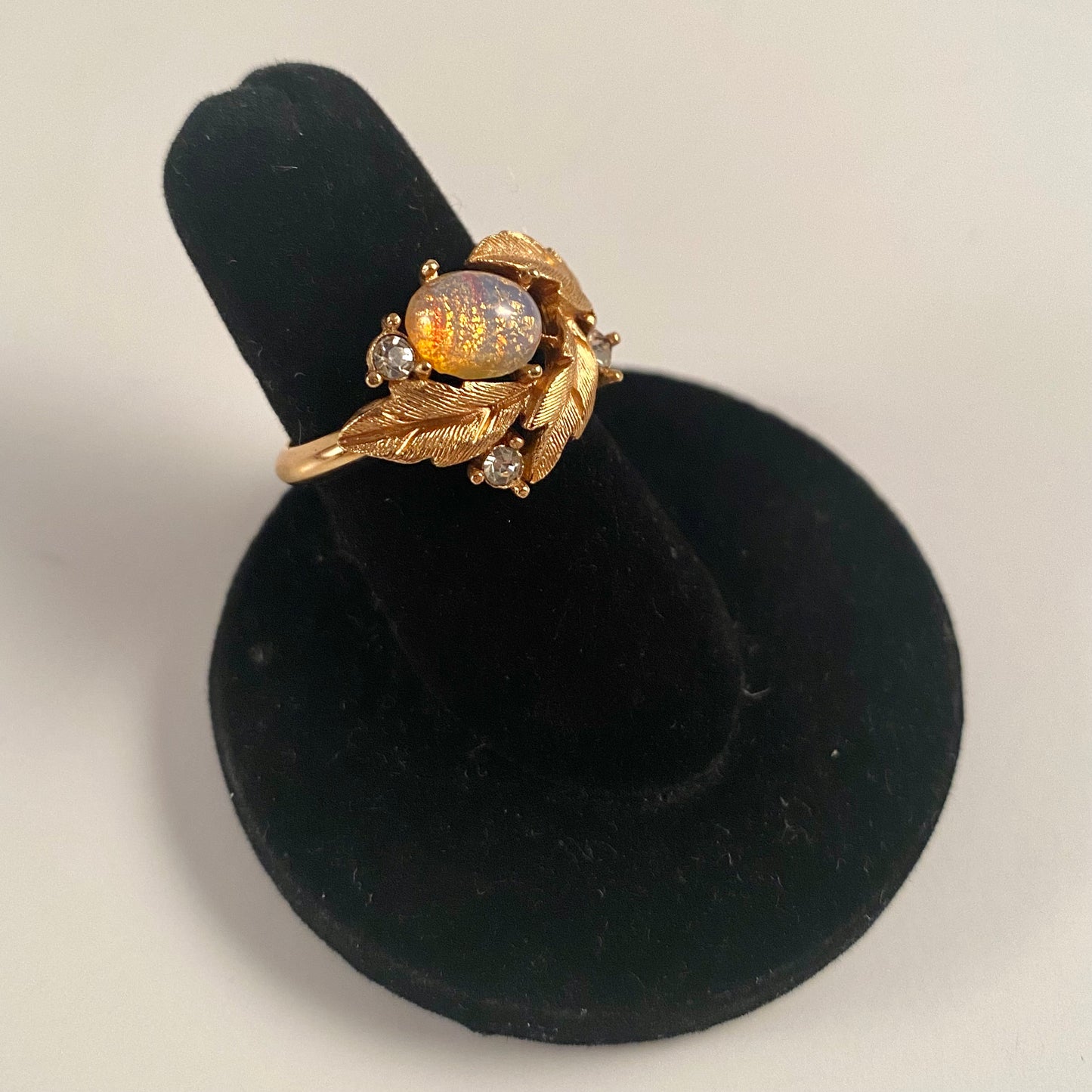 1972 Avon Fire Flower Ring